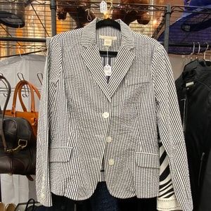 Sandro Seersucker Blazer